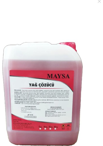 Mutfak Güçlü Yağ Çözücü 4 Lt