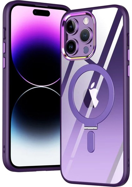 iPhone 15 Pro Kılıf Mudo Magneticsafe Standlı Kapak