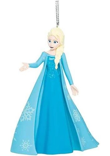 11CM Frozen Elsa Kraliçe Yılbaşı Ağaç Süsü Disney Mavi Elbiseli