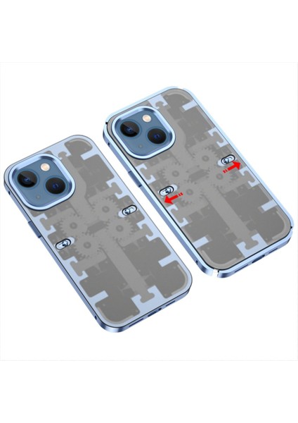 iPhone 14 Kılıf Mekanik Bumper Kapak