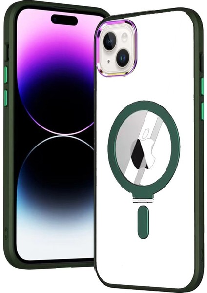 iPhone 15 Kılıf Mudo Magneticsafe Standlı Kapak