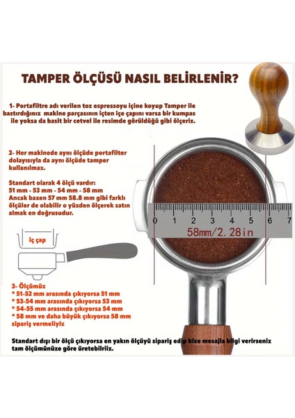 Mergen Espresso Tamperzeytin 54MM fiyatları