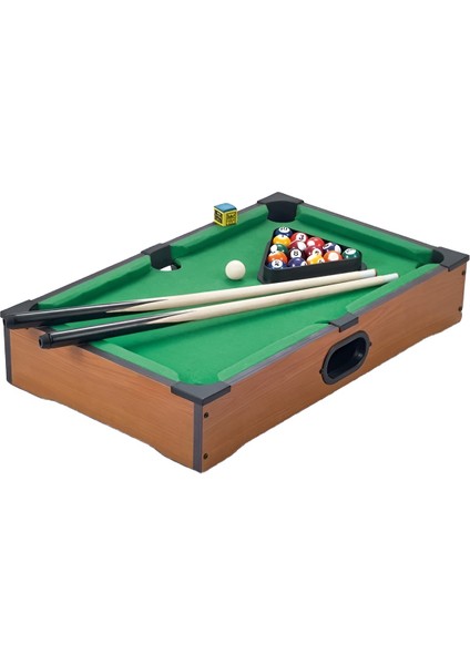 Pool Table Masaüstü Ahşap Bilardo Oyunu 51 cm x 30 cm