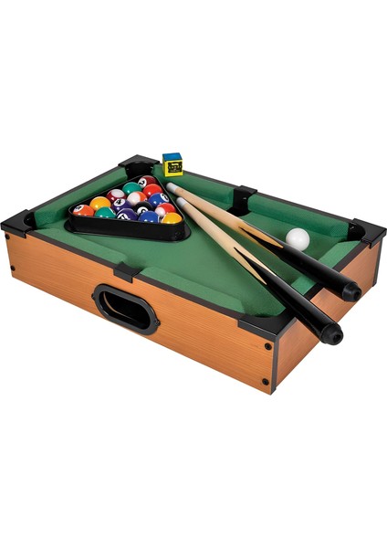 Pool Table Masaüstü Ahşap Bilardo Oyunu 51 cm x 30 cm