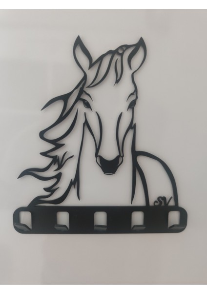 ( Horse - At ) Metal Askılık ,anahtarlık