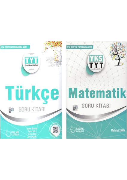 Palme Yayınları Tyt Türkçe ve Matematik Soru Bankası Seti 2 Kitap