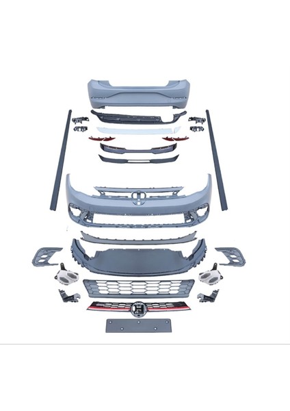 Vw polo gti body kit tampon seti 2022+