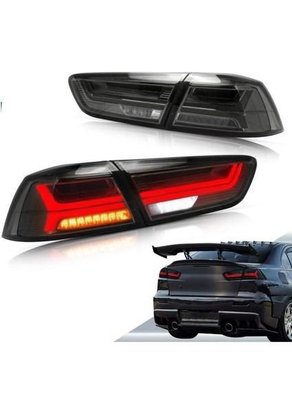 Mitsubishi lancer arka stop lambası ledli smoke 2008+ fiyatları