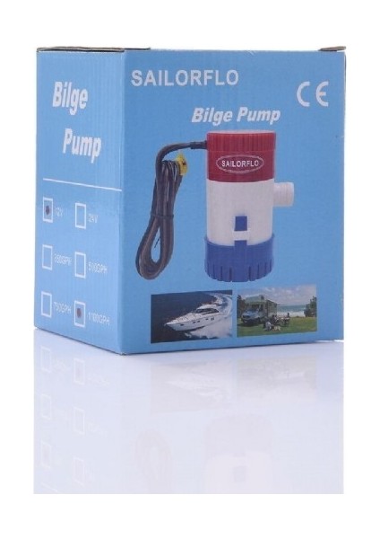 Dikey Sintine Pompası 1100GPH 12V 3A