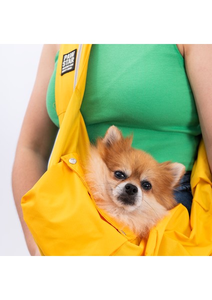 Sarı Crossbody Çanta Kedi Köpek Taşıma Çantası Ç2302