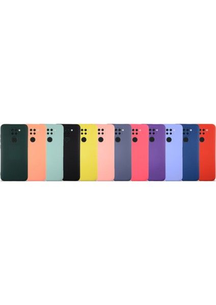 Xiaomi Note 10 Pro ile Uyumlu Içi Kadife Dokulu Kamera Korumalı Silikon Lansman Kılıf