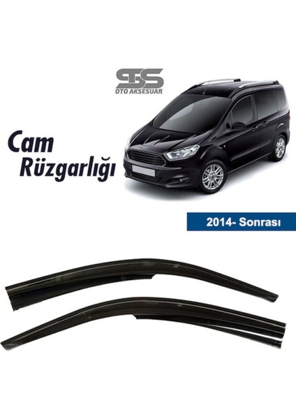 Fruens Cam Rüzgarlığı Ford Courier 2014 Sonrası Mügen Tip Piano Black