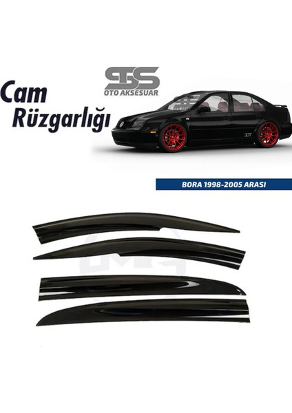 Fruens Cam Rüzgarlığı Volkswagen Bora 1998-2005 Arası Mügen Tip Piano Black