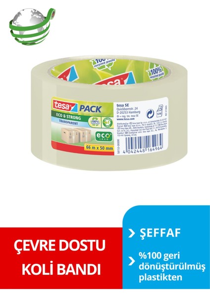 Eco Koli Bandı Şeffaf (Pp)