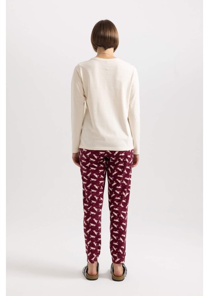 Fall in Love Baskılı Uzun Kollu Pijama Takımı A9968AX23WN indirimleri