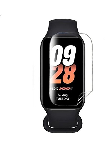 ECR MOBILE Xiaomi Smart Band 8 Active ile Uyumlu Ekran Koruyucu Nano Film(2 Adet)