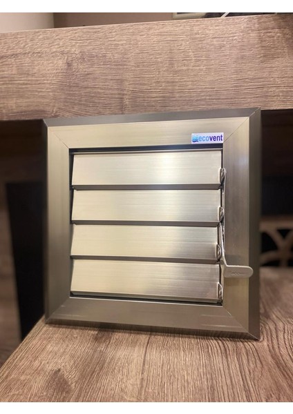 50X52 Alüminyum Menfez Yüzeysel Hareketli Bronz