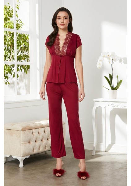 Penye Altılı Çeyiz Seti 5325 Bordo