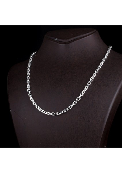 925 Ayar Gümüş Forse Model Erkek Kolye