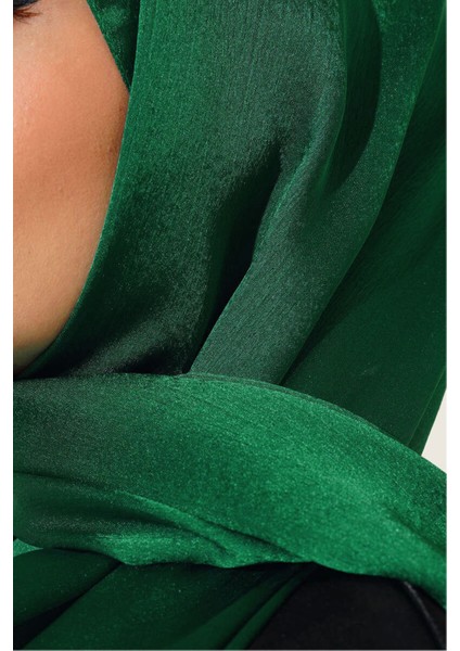 Isometric Abiye Janjan Parlak Saten Dokulu Tesettür Abiye Şifon Şal fırsatları