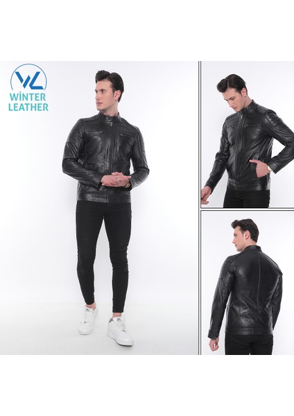 Winter Leather Hakiki Deri Mont