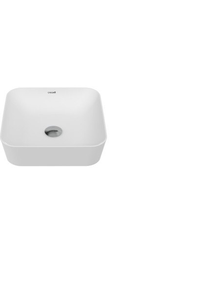 UL040.00MB Ultra Kare Çanak Lavabo 40 cm İnci Mat Beyaz