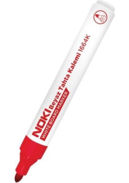 24 Adet 1664M Yazı Tahtası Kalemi Yuvarlak Uç Kırmızı modelleri