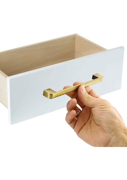 Mobilya Banyo Mutfak Dolabı Çekmece Kapı Dolap Kapak Kulpu Kulbu Metal 160 mm Antik Sarı fırsatları