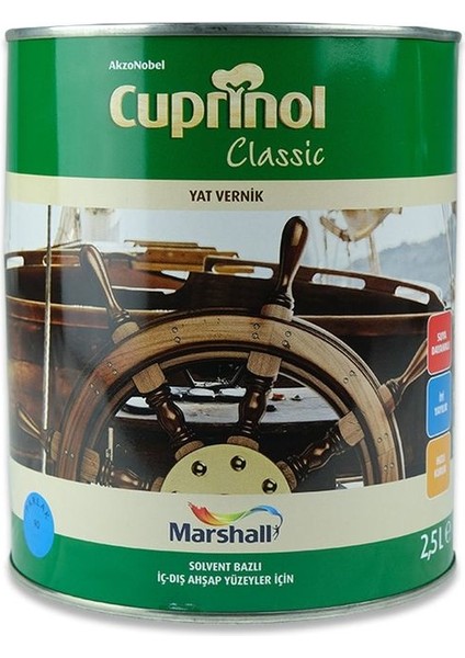 Cuprinol Klasik Yat Vernik Parlak 2,5 L