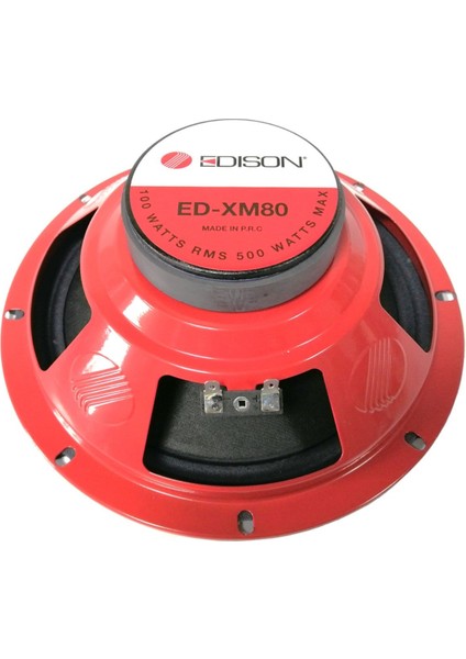 Ed XM80 Midrange Oto Hoparlör 20 cm 500W Maksimum 100W Rms