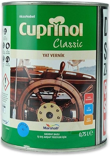Cuprinol Klasik Yat Vernik Parlak 0,75 L