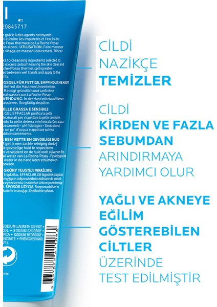 La Roche Posay Effaclar Jel 200 ml 2 Adet