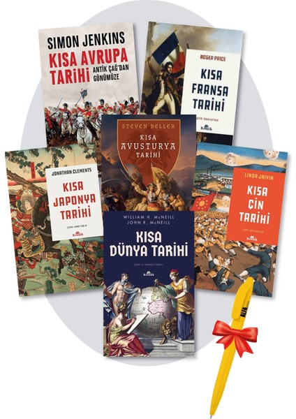 Kısa Dünya + Avrupa + Fransa + Avusturya + Japonya + Çin Tarihi 6 Kitap Set Inceleme - Kronik Kitap