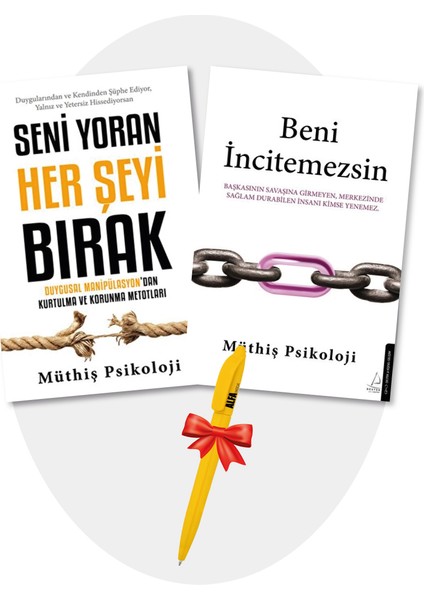 Seni Yoran Her Şeyi Bırak + Beni Incitemezsin / Müthiş Psikoloji Set Yeni + Alfa - Destek Yayınları