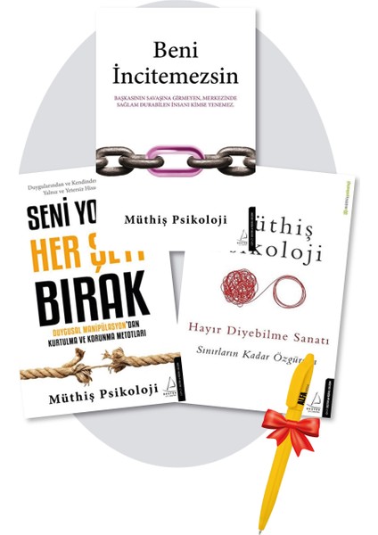 Beni Incitemezsin + Seni Yoran Her Şeyi + Hayır Diyebilme Sanatı / Müthiş Psikoloji Set - Destek Yayınları