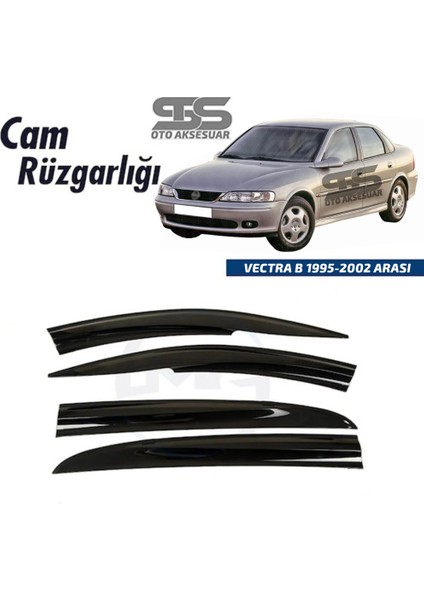 Fruens Cam Rüzgarlığı Opel Vectra B 1995-2002 Arası Mügen Tip Piano Black