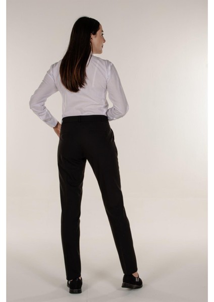 Beyaz Slim Fit Kadın Gömlek Uzun Kollu fırsatları