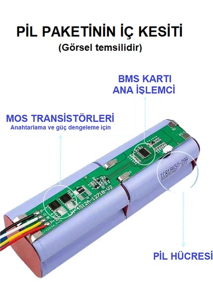 360 C50 Uyumlu Robot Süpürge Yedek Pili 3000MAH Lityum Iyon Pil ve Batarya Paketi