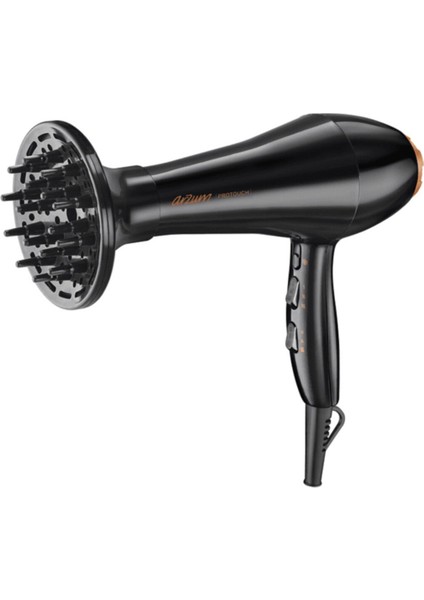 AR5070 Protouch Profesyonel Saç Kurutma Makinesi Siyah
