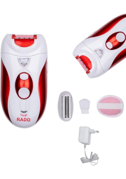 RD-3118 2 In 1 Epilasyon Aleti Şarjlı Tüy Alma Makinesi Kadın Bakım Seti
