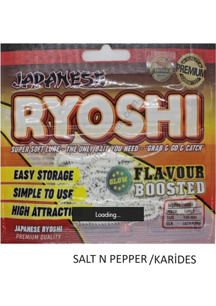 Japanese Ryoshi 12CM Kokulu Lrf Silikon Yapay Yem