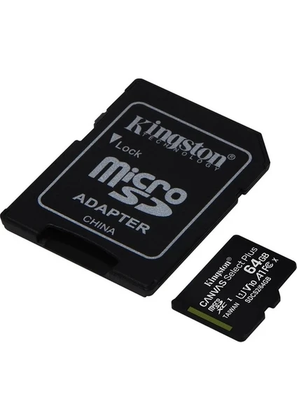 64 GB  100 Mb/s Hafıza Kartı - Adaptör Dahil - Sd Kart