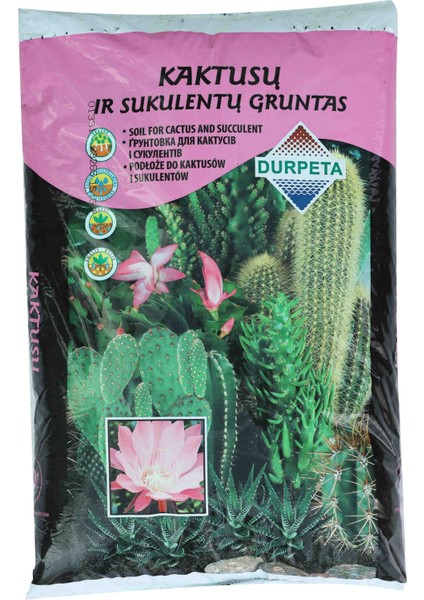 Kaktüler İçin Özel Torf Dikim Karışımı - 10 Litre