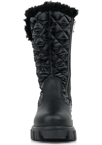 Siyah Uzun Fermuarlı Kız Çocuk Yağmur Çizmesi fırsatları