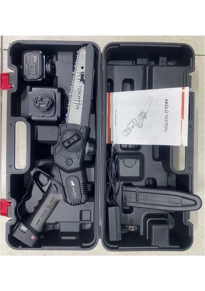S-200 Çift Akülü Budama Testeresi 4 + 2 Ah. 25 V