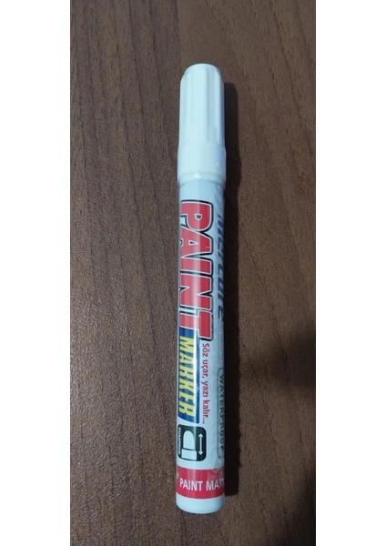 Paint Marker Silinmez Yazı Kalemi Metal Beyaz