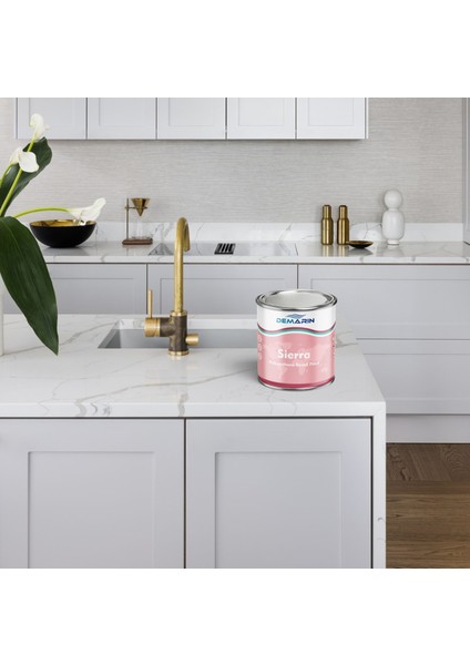 Her Şeyi Boyayan Boya Demarin Sierra Tek Bileşen Fayans, Tezgah, Seramik, Mobilya, Zemin Boyası fırsatları