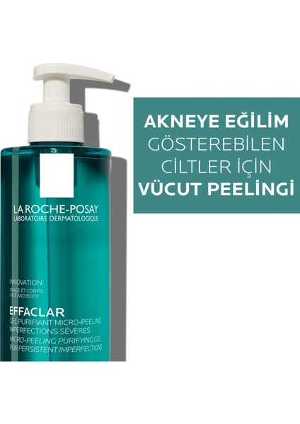 La Roche Posay Effaclar Gel Purifying Micro Peeling 400 ml 2 Adet