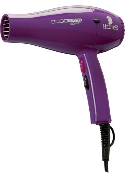 Profesyonel 3500 Turbo 2400 Watt Saç Kurutma ve Fön Makinesi Mor