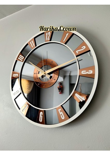 Gerçek Aynalı Dekoratif Duvar Saati (40- 50 Cm) fiyatları